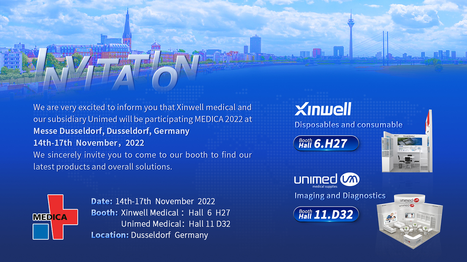 Xinwell and its subsidiary attend Medica 2022