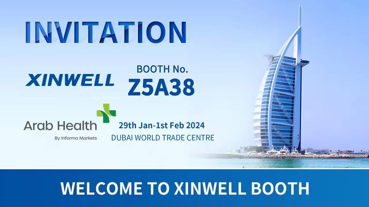 XinWell Medical Booth in DUBAI